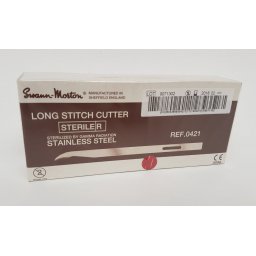 Stitch cutter Swann-Morton steriel extra lang          100st