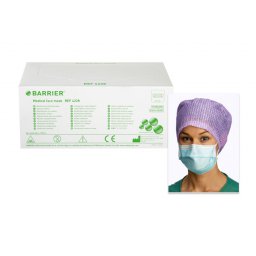 Masker surgical Barrier Standard rekker blue ref 4228   50st