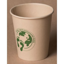 Bamboo cups/bekertjes, biocup 210cc (eco-friendly)      50st