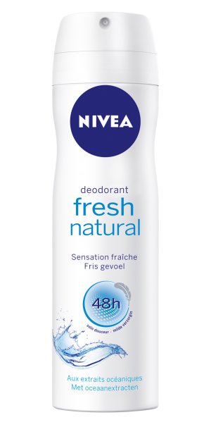 NIVEA deodorant fresh natural spray (for women) 150ml    1st