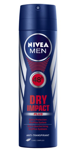 NIVEA deodorant dry impact spray (for men) 150ml         1st