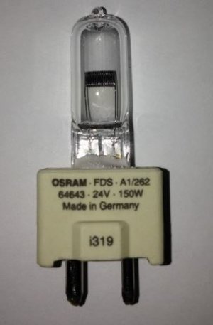 Lamp halogeen Osram 64643 24V/150W voor o.a. Faro lamp   1st