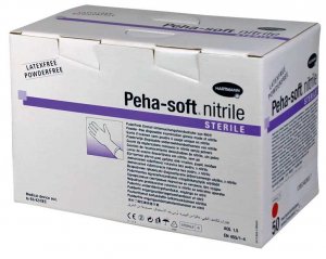 Handschoenen Peha-Soft nitrile L steriel             50paar