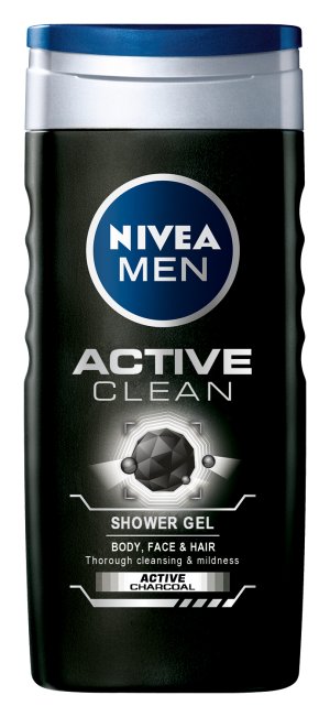 NIVEA active clean for men shower 250ml                  1st