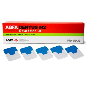 Agfa m2 comfort size 2 (3x4) enkel d-speed 15          150st