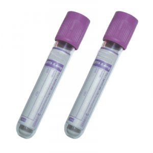 Vacutainer plastic K2EDTA tubes paarse dop 10     (100p/s)
