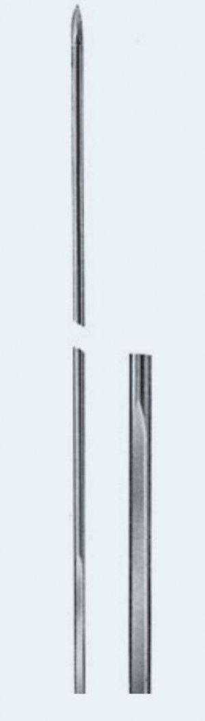 Beenpin kirschner wire 1,5mmx31cm - 1 punt + flat end    1st