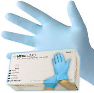 Onderzoekshandschoenen MediGuard Blue L                200st