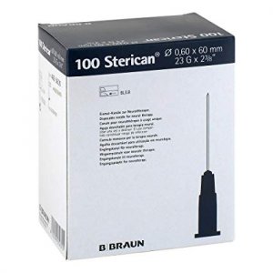 Naalden steriel Braun Sterican blauw 23G x 2 3/8      100st.