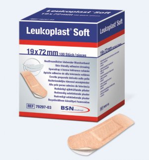 Leukoplast soft smalle strips 19x72mm                  100st