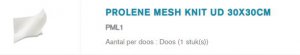 Prolene mesh PML1 30x30cm                                1st