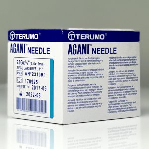 Naalden Terumo AGANI 23G 5/8 blauw 16mm                100st