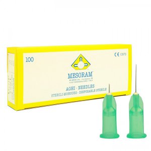 Micro-injectie MESORAM naalden 33G GROEN 0,2x12mm      100st
