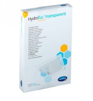 HYDROTAC transparant comfort hydrogel steriel 6.5x10cm 10st