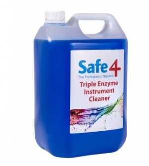 Safe4 triple enzyme instrument cleaner 5L