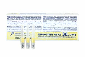 Terumo naalden dentaal 30G X-short 0.3x13mm geel       100st