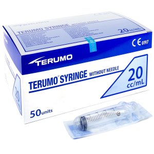 Spuiten steriel Terumo Luer Lock 20ml                   50st