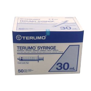Spuiten steriel Terumo Luer Lock 30ml                   25st