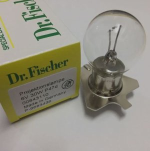 Lamp Dr. Fischer 6V - 30W - voet P47d 1st