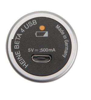 Heine BETA 4 USB batterij handvat 3.5V met oplader       1st