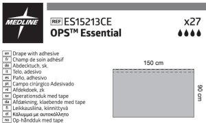 Medline OPS Essential Afdeklakens zelfklevend 90x150cm 15st