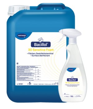 Bacillol 30 Sensitive Foam spray opervlaktedesinfectie