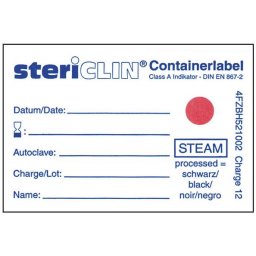 Labels voor sterilisatiecontainer