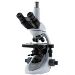Microscoop Optika trinoculair E-plan achromatic lenzen 4x/0.