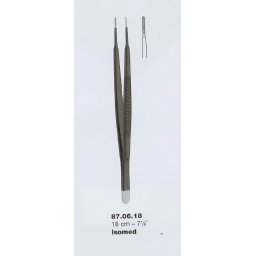 Gerald pincet gecoat isomed 18cm tip 1mm breed