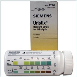 Testen Uristix per 50 strips (proteine en glucose)      50st