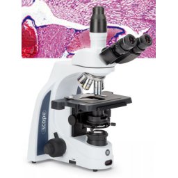 Microscoop Euromex Iscope trinoculair, plan OIS objectives