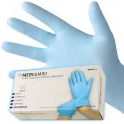 Onderzoekshandschoenen MediGuard Blue S                200st