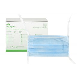 Masker surgical Barrier standaard koord blauw 42280 60st
