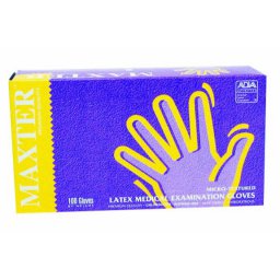 Maxter Handschoenen Latex Poedervrij