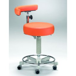 Tabouret coburg Dentalift 11001 op wielen met voetring, hand