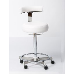 Tabouret coburg Dentalift 11001 op wielen met voetring,