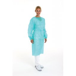 Beschermschort non woven met elastiekjes aan mouw