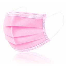 Mondmaskers Verdent Type IIR met oorlus rose