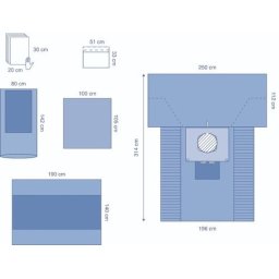 Medline chirurgische sets voor Keizersnede