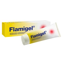 Flamigel 250gr en 50gr voor oppervlakkige wonden