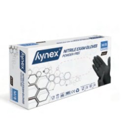 Handschoenen Hynex nitril poedervrij zwart (3,5gr)