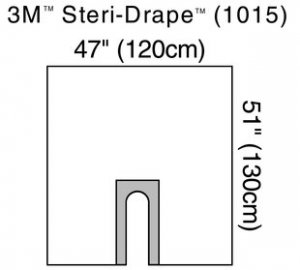 3M Operatiedoek U-drape 120x130cm                       10st