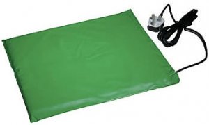 Mat verwarmd vinyl 38x43 cm voor dieren                  1st