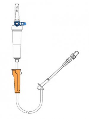 Infuusset 195cm met Y bijspuitpunt    1st