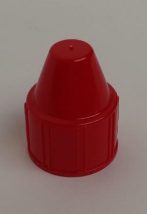 Conische rode draaistop voor ronde spuitfles 250-1000ml  1st