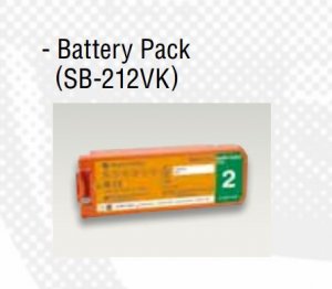 Batterij levensduur 2jaar voor  nihon kohden AED 21xx