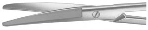 Wertheim durotip-dissecting scissors curved 230mm BC293R