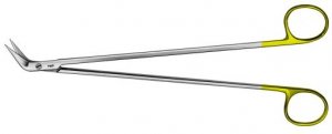 De Bakey durotip vessel scissors Gall Duct angled 60° 220mm