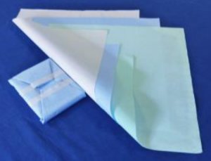 Steriliseerpapier wit 75x75cm                        250st
