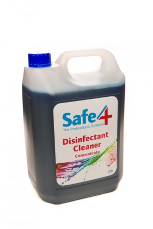 Safe4 geconcentreerd ontsmetting Freshmint blauw (5L)    1st